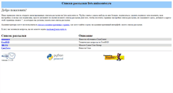 Desktop Screenshot of lists.unixcenter.ru
